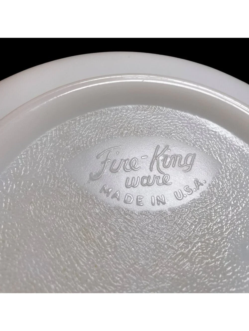 Fire-King White Milk Glass Mixing Bowl Set Made For Sunbeam & Hamilton Beach